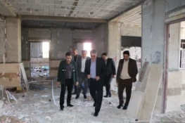 بازدید رئیس دانشگاه ملی مهارت از آموزشکده دختران اهواز و پروژه نیمه‌تمام خیرساز در آموزشکده 2