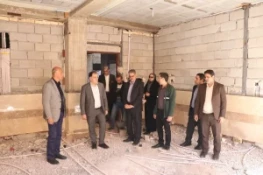 بازدید رئیس دانشگاه ملی مهارت از آموزشکده دختران اهواز و پروژه نیمه‌تمام خیرساز در آموزشکده 5