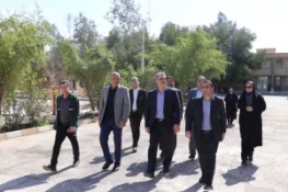 بازدید رئیس دانشگاه ملی مهارت از آموزشکده دختران اهواز و پروژه نیمه‌تمام خیرساز در آموزشکده 7
