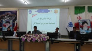 برگزاری کارگاه دانش افزایی بهداشت عمومی در محیط کار ،در دانشگاه ملی مهارت واحد استانی سیستان وبلوچستان 3