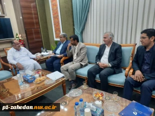 دیدار ریاست  دانشگاه ملی مهارت واحد استانی سیستان و بلوچستان با  مدیر عامل منطقه آزاد چابهار  3
