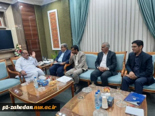دیدار ریاست  دانشگاه ملی مهارت واحد استانی سیستان و بلوچستان با  مدیر عامل منطقه آزاد چابهار  4