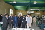 بازدید ریاست دانشگاه ملی مهارت، هیئت همراه و دکتر معظمی، عضو هیئت امنای دانشگاه از آموزشکده پسران گلپایگان 3