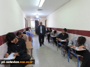 بازدید رییس دانشگاه ملی مهارت واحد استانی سیستان و بلوچستان و هیئت همراه از از حوزه های امتحانی آموزشکده های شهرستان زاهدان 2