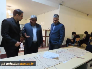 بازدید رییس دانشگاه ملی مهارت واحد استانی سیستان و بلوچستان و هیئت همراه از از حوزه های امتحانی آموزشکده های شهرستان زاهدان 7