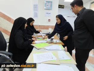 بازدید رییس دانشگاه ملی مهارت واحد استانی سیستان و بلوچستان و هیئت همراه از از حوزه های امتحانی آموزشکده های شهرستان زاهدان 10