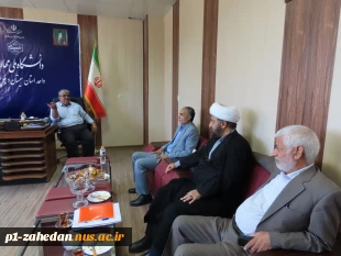گسترش همکاری های مهدوی دردیدار  رئیس دانشگاه ملی مهارت واحداستان سیستان و بلوچستان با  مدیربنیاد مهدویت استان سیستان  وبلوچستان 5